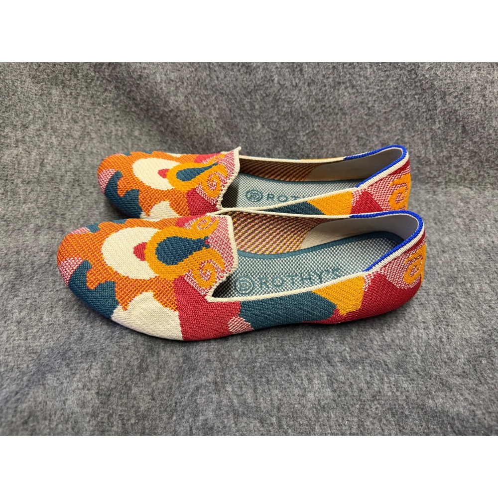 Rothy's Moroccan Amber Knit Flat Slip Ons - Picture 3 of 6